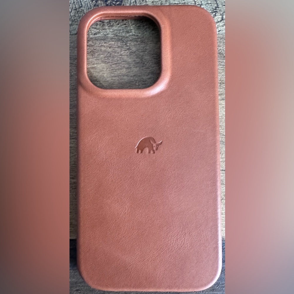 Bullstrap leather iPhone case